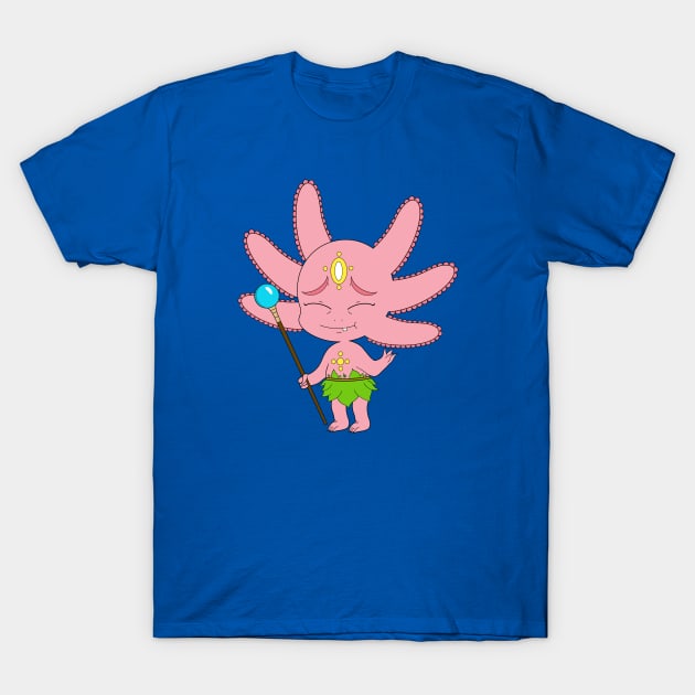 The Axolotl Elder Redraw (2021) T-Shirt by garciajey